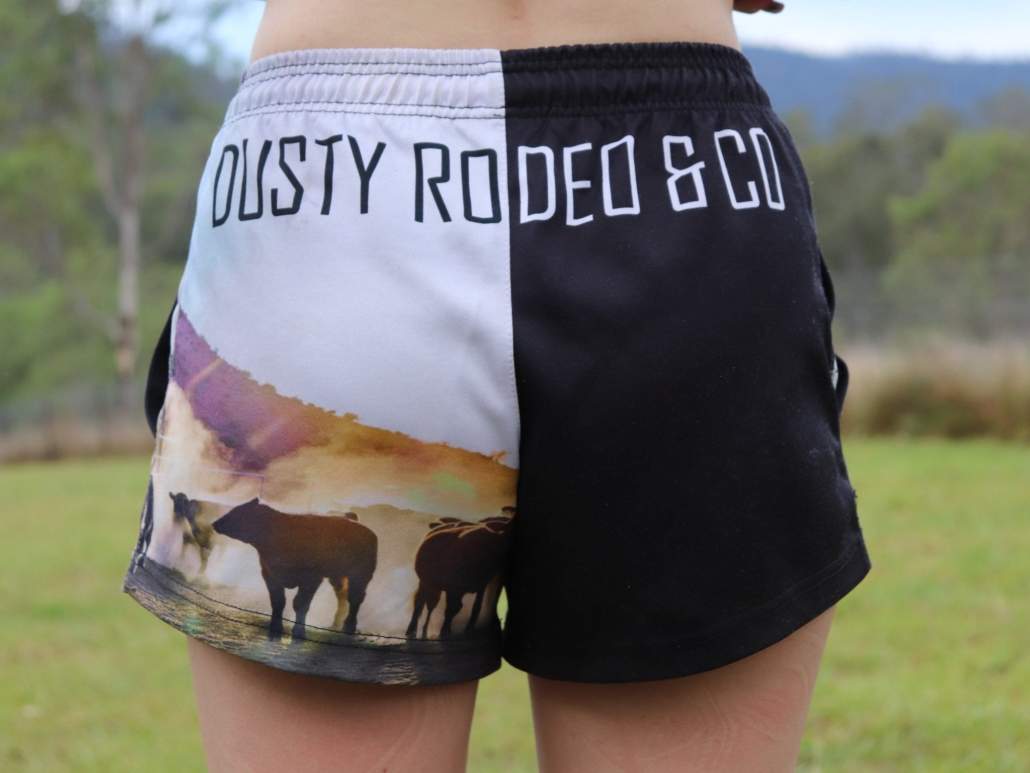 Cattle Rustling Footy Shorts