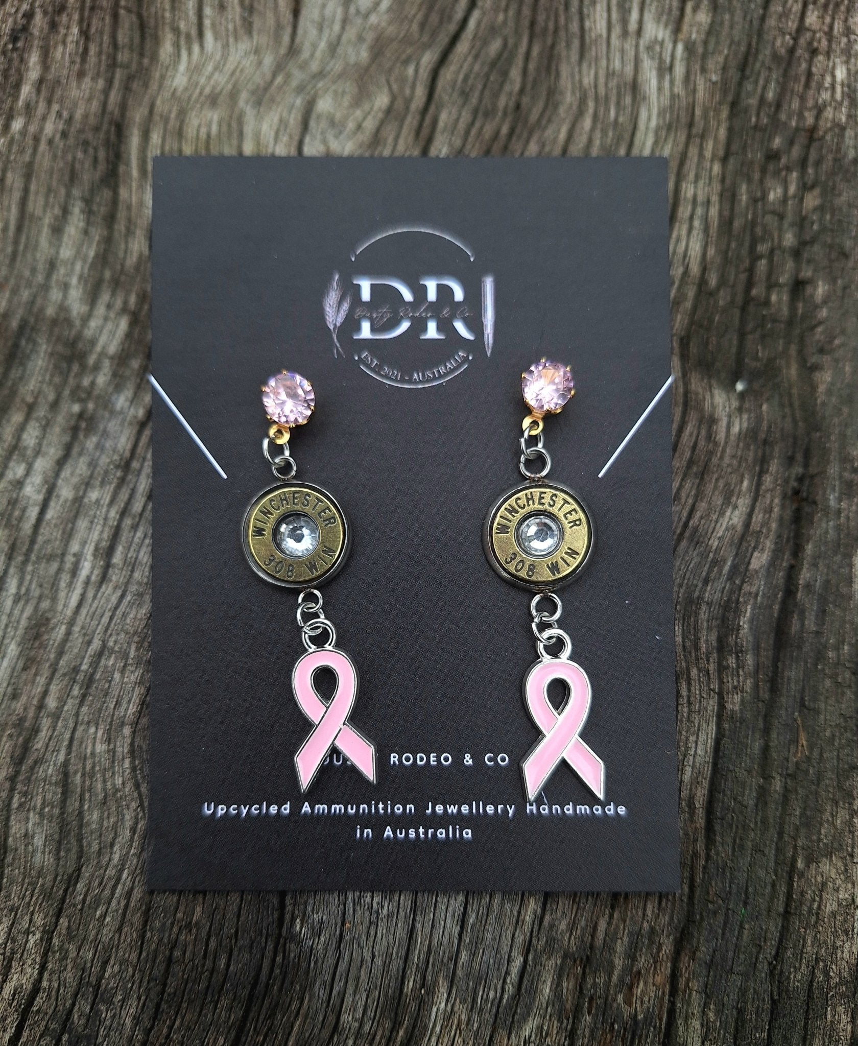 Breast Cancer Awareness Bullet Dangles