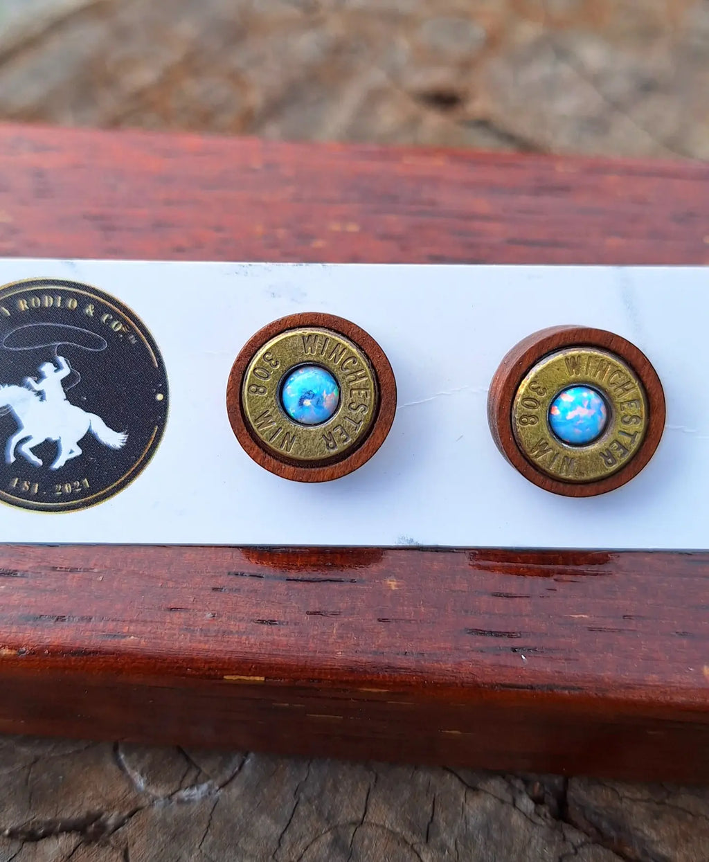 Classic Bullet Studs with Wooden Backing