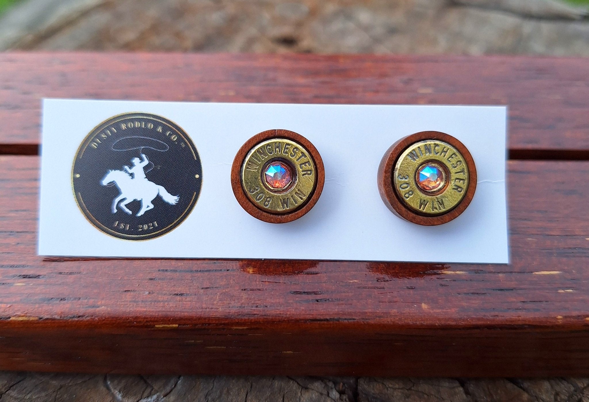 Classic Bullet Studs with Wooden Backing