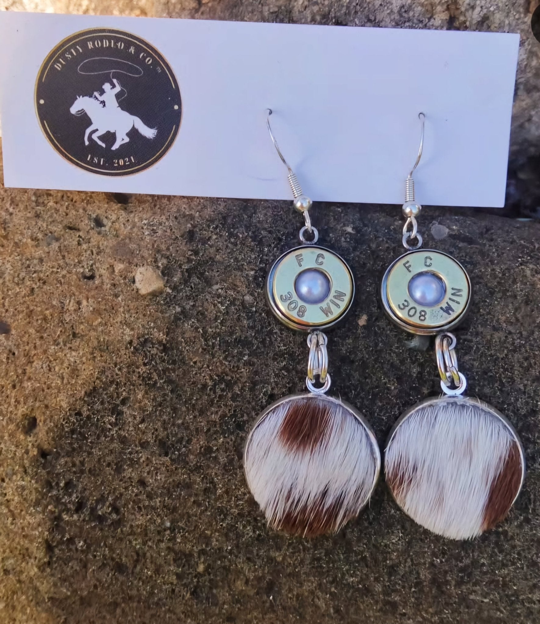 Bullet X Pearl Dangles