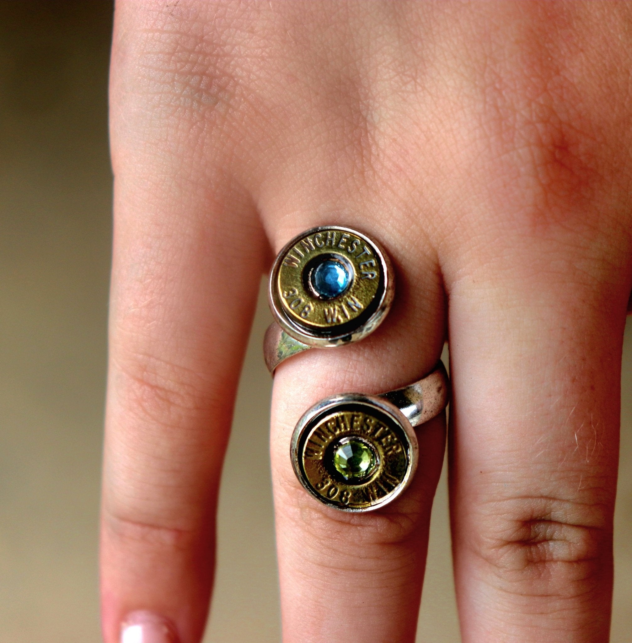 Winchester Double Bullet Ring (OSFA)